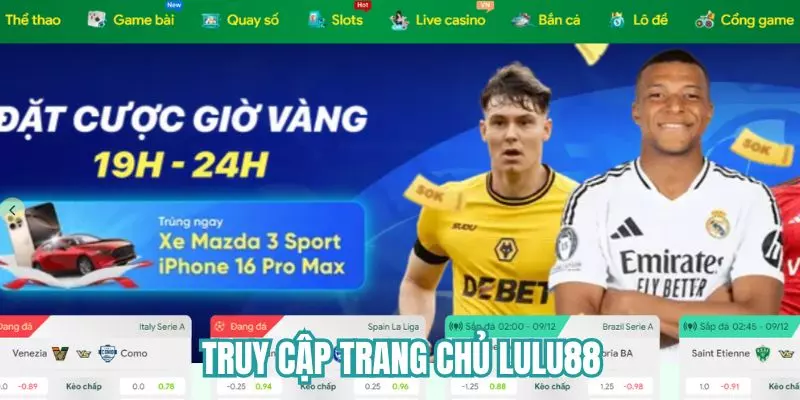 Truy cập trang chủ nhà cái