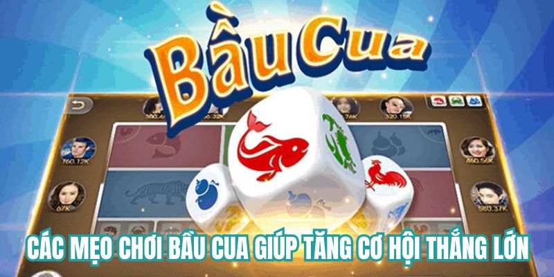 Các mẹo chơi bầu cua giúp tăng cơ hội thắng lớn