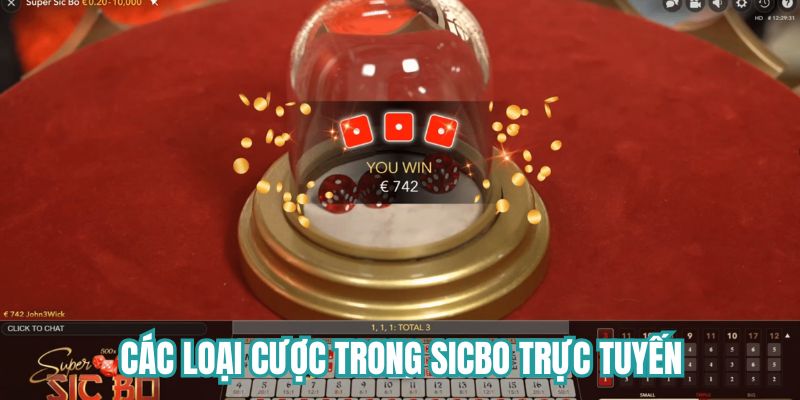 Các loại cược trong Sicbo trực tuyến